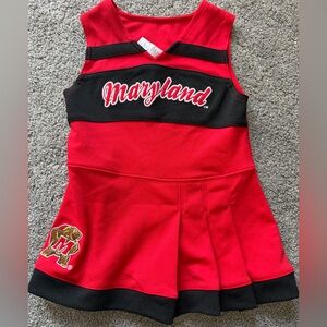 Maryland Red and Black Cheerleading Dress